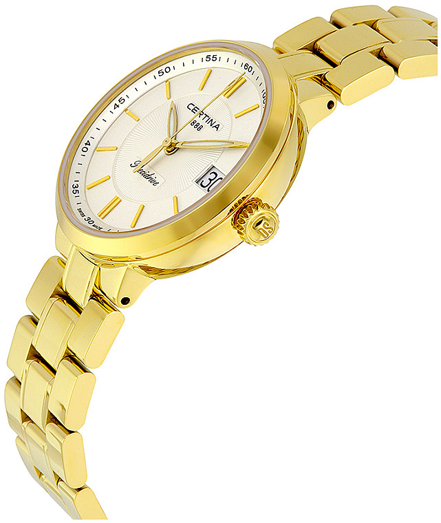 Женские кварцевый часы Certina DS Stella C031.210.33.031.00 серебристый нержавеющая сталь + pvd — Изображение 3
