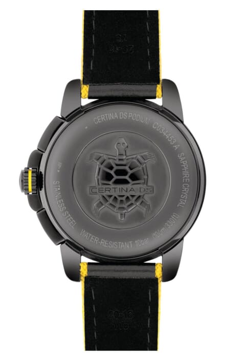 Мужские кварцевый часы Certina DS Podium C034.453.36.367.00 желтый кожа — Изображение 2