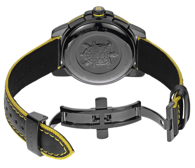 Мужские кварцевый часы Certina DS Podium C034.453.36.367.00 желтый кожа — Изображение 4