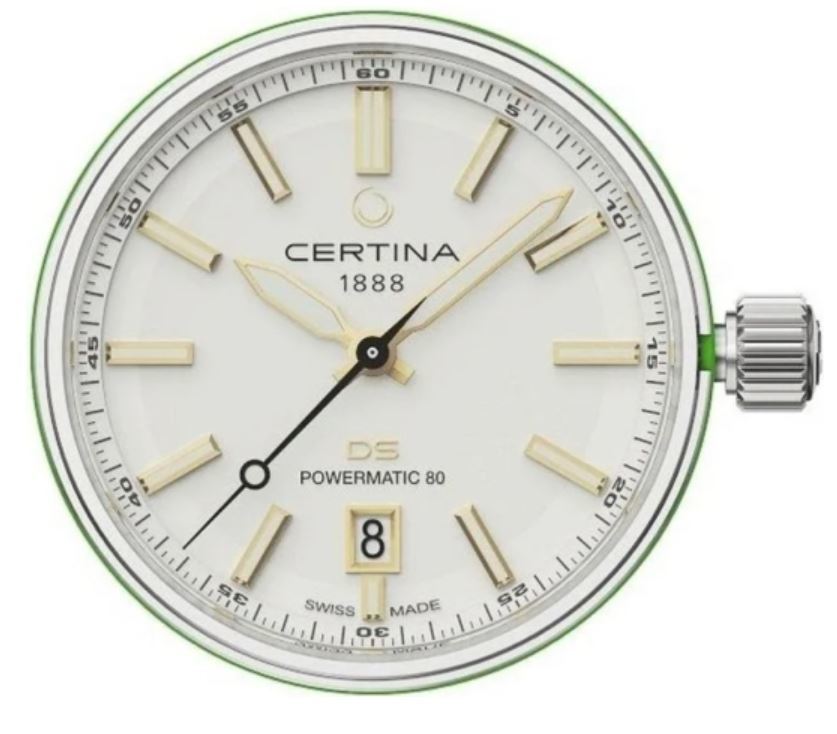 Мужские механический с автоподзаводом часы Certina DS+ C041.407.19.031.91 белый  — Изображение 1