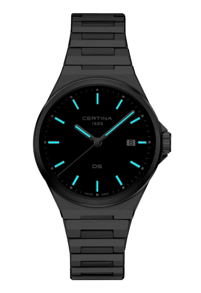 Унисекс кварцевый часы Certina DS 7 C043.410.11.091.00 зеленый нержавеющая сталь — Изображение 2