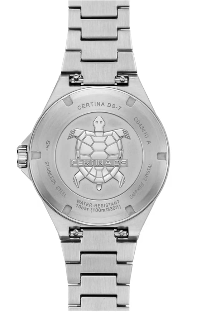 Унисекс кварцевый часы Certina DS 7 C043.410.11.091.00 зеленый нержавеющая сталь — Изображение 3
