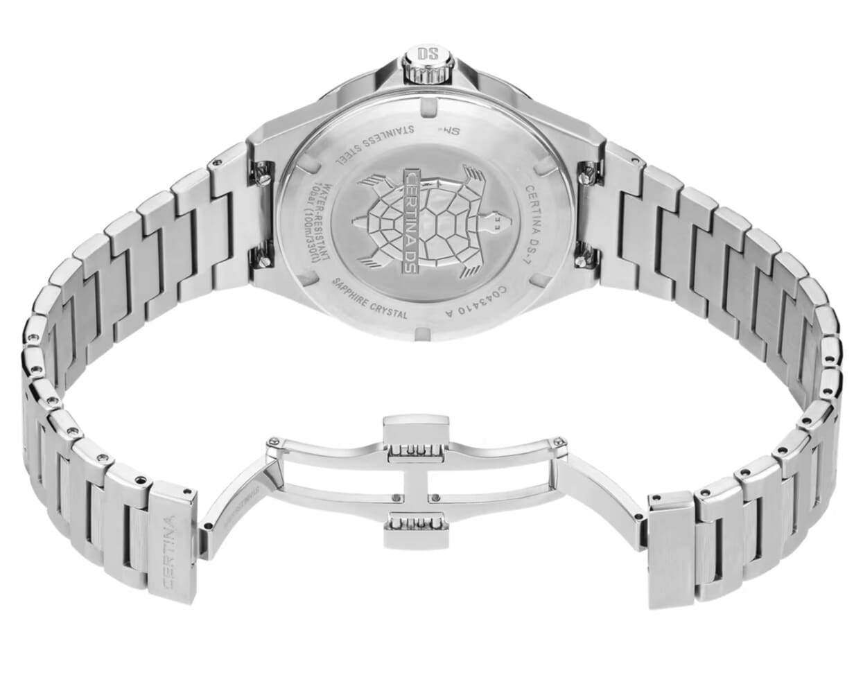 Унисекс кварцевый часы Certina DS 7 C043.410.11.091.00 зеленый нержавеющая сталь — Изображение 4