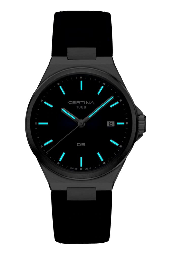 Унисекс кварцевый часы Certina DS 7 C043.410.16.041.00 синий кожа — Изображение 2