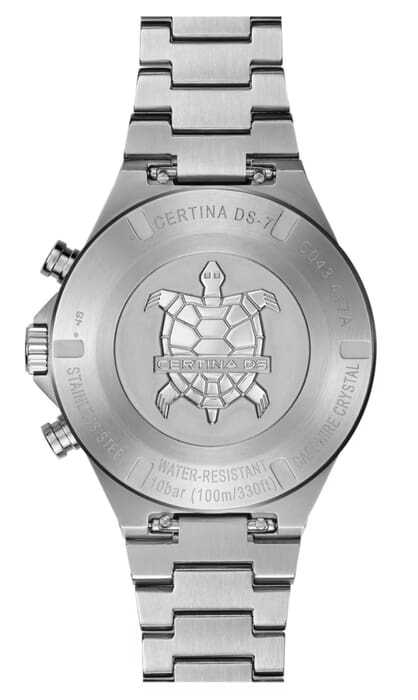 Мужские кварцевый часы Certina DS 7 C043.417.22.051.00 черный нержавеющая сталь + pvd — Изображение 3