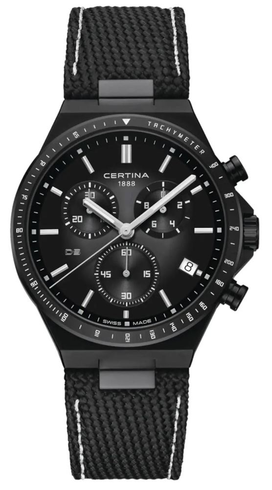 Мужские кварцевый часы Certina DS 7 C043.417.38.081.00 серый текстиль — Изображение 1