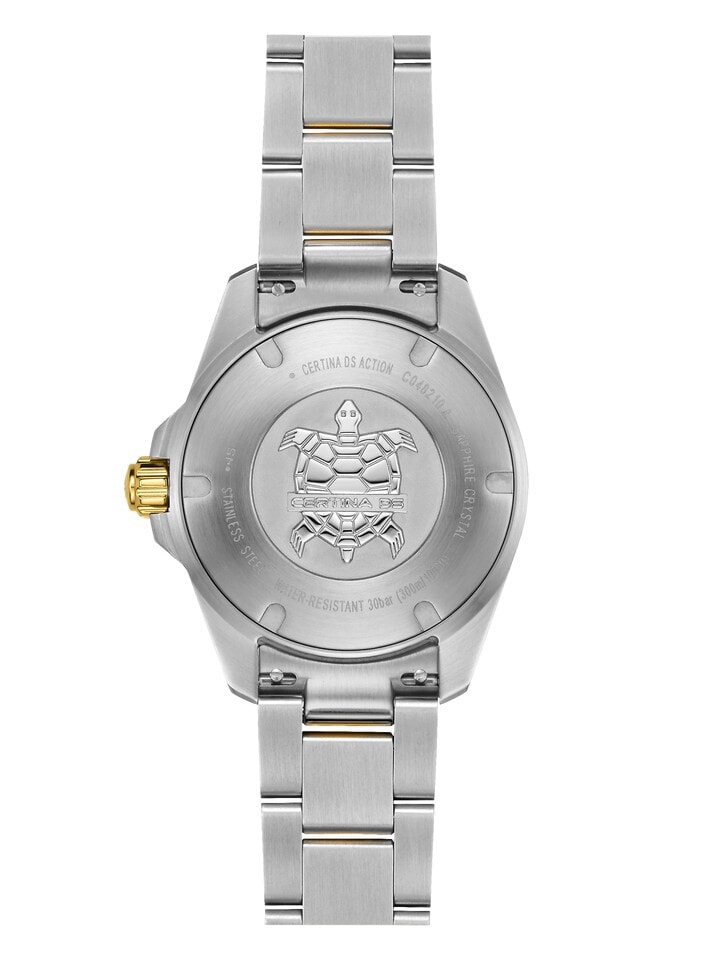 Женские часы Certina DS Action C048.210.22.131.00, механизм кварцевый, циферблат синий, браслет нержавеющая сталь + pvd — Изображение 3