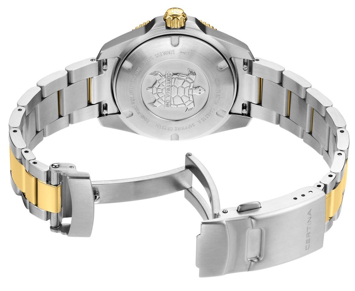 Женские часы Certina DS Action C048.210.22.131.00, механизм кварцевый, циферблат синий, браслет нержавеющая сталь + pvd — Изображение 4