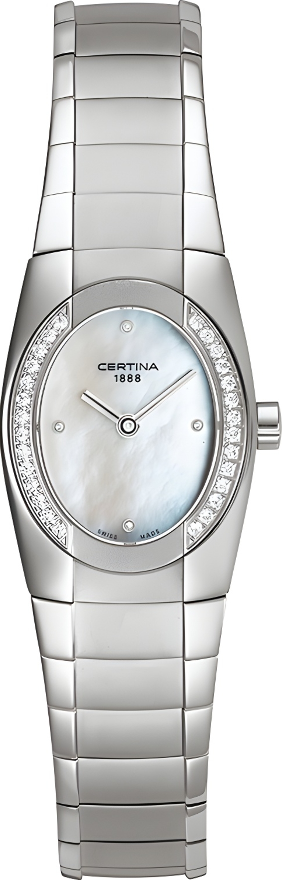 Женские кварцевый часы Certina DS Spel C322.7154.48.91 белый нержавеющая сталь — Изображение 1