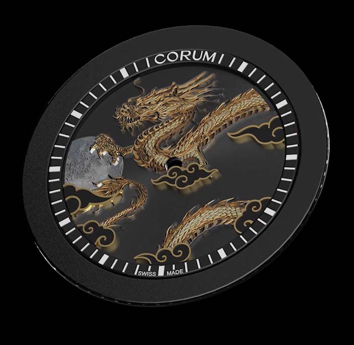Мужские механический с автоподзаводом часы Corum Bubble L082-04507  каучук — Изображение 4
