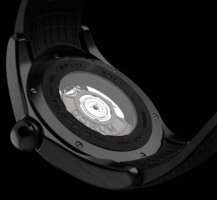 Мужские механический с автоподзаводом часы Corum Bubble L082-04507  каучук — Изображение 5