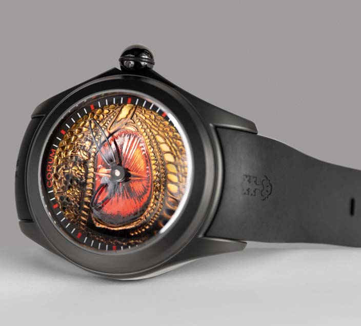 Мужские механический с автоподзаводом часы Corum Bubble L082-04508  каучук — Изображение 2
