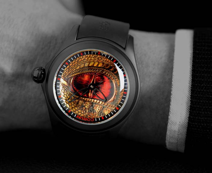 Мужские механический с автоподзаводом часы Corum Bubble L082-04508  каучук — Изображение 3
