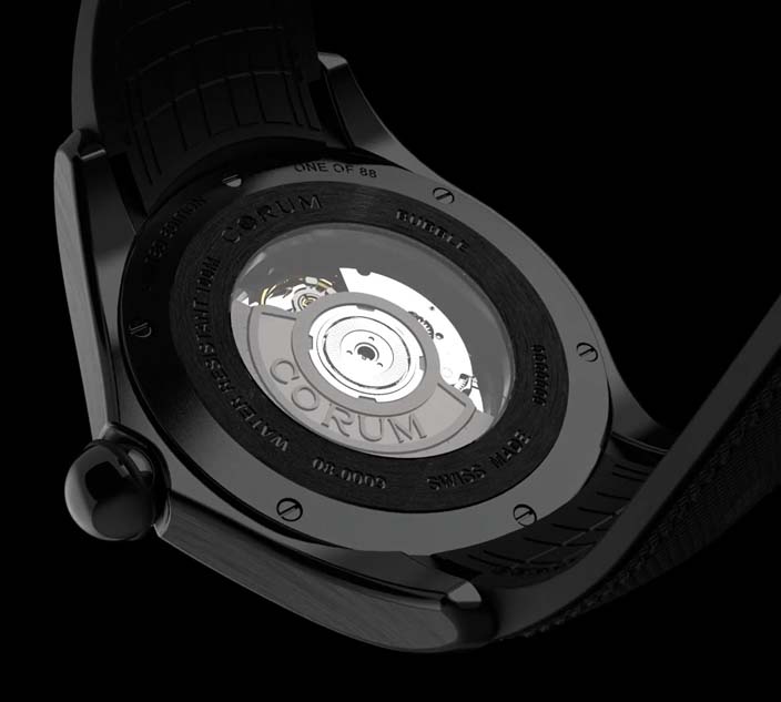Мужские механический с автоподзаводом часы Corum Bubble L082-04508  каучук — Изображение 6