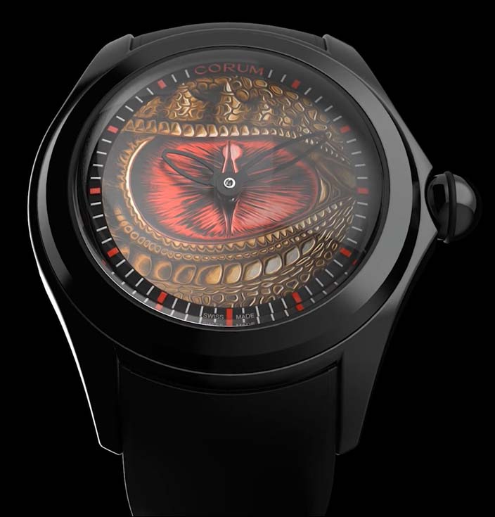 Мужские механический с автоподзаводом часы Corum Bubble L082-04508  каучук — Изображение 7