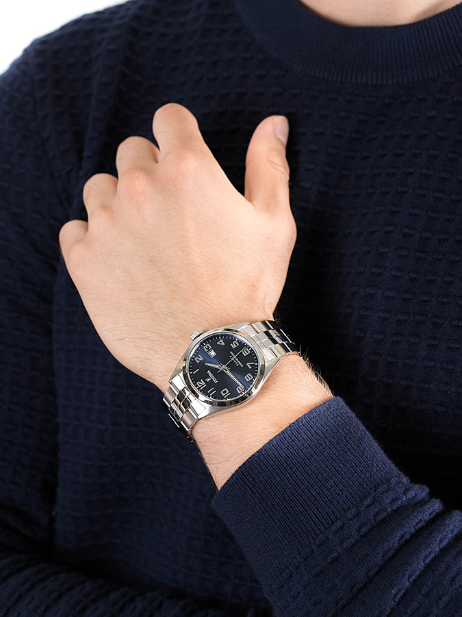 Мужские часы Festina Classics 20437.3, механизм кварцевый, циферблат синий, браслет нержавеющая сталь — Изображение 2
