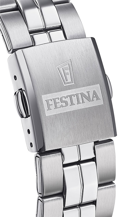 Мужские часы Festina Classics 20437.3, механизм кварцевый, циферблат синий, браслет нержавеющая сталь — Изображение 3