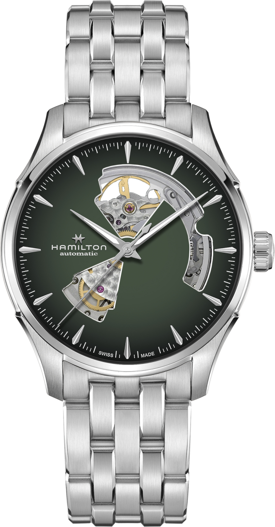 Мужские механический с автоподзаводом часы Hamilton Jazzmaster H32675160  нержавеющая сталь — Изображение 1