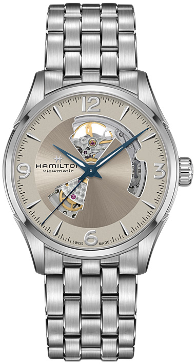 Мужские механический с автоподзаводом часы Hamilton Jazzmaster H32705121 серебристый нержавеющая сталь — Изображение 1