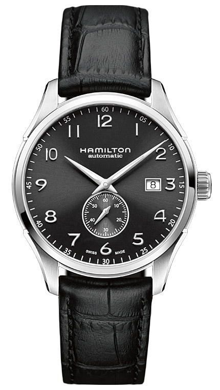 Мужские механический с автоподзаводом часы Hamilton Jazzmaster H42515735 черный кожа — Изображение 1