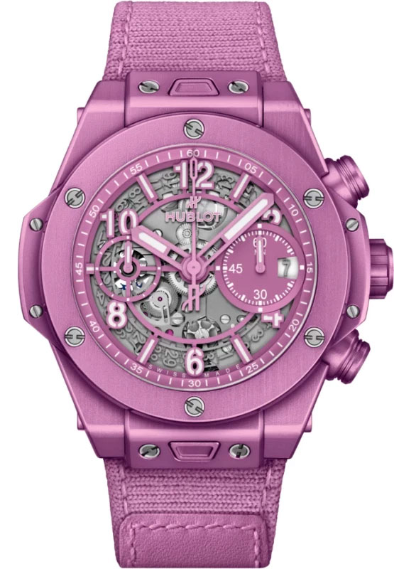 Унисекс часы Hublot Big Bang 441.UL.5820.NR, механизм механический с автоподзаводом, циферблат , браслет текстиль — Изображение 1
