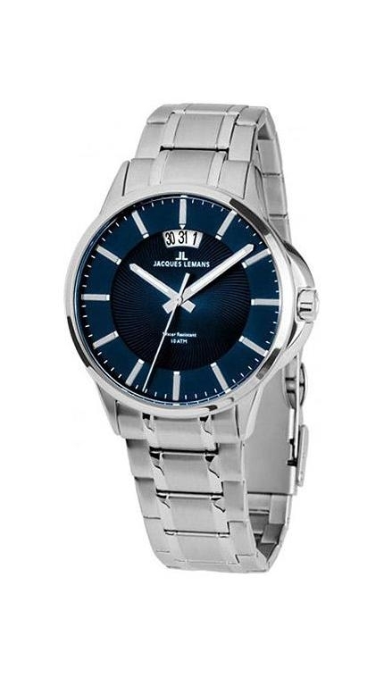 Мужские часы Jacques Lemans Classic 1-1540M, механизм кварцевый, циферблат , браслет сталь — Изображение 1