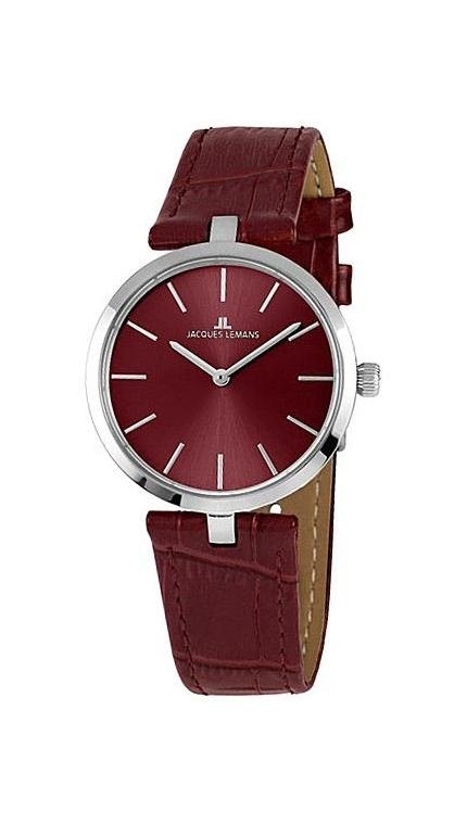 Женские часы Jacques Lemans Milano 1-2024D, механизм кварцевый, циферблат , браслет кожа — Изображение 1