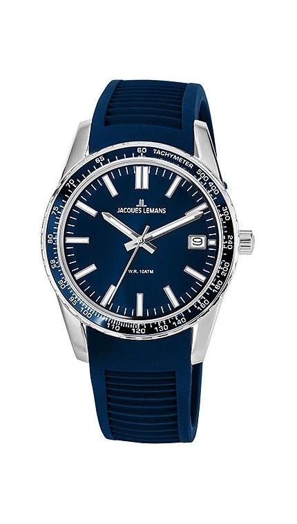 Мужские часы Jacques Lemans Sport 1-2060C, механизм кварцевый, циферблат , браслет силикон — Изображение 1