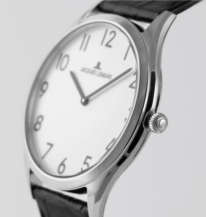 Женские часы Jacques Lemans Classic 1-2186A, механизм кварцевый, циферблат белый, браслет кожа — Изображение 3