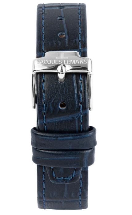 Женские часы Jacques Lemans Classic 1-2189A, механизм кварцевый, циферблат белый, браслет кожа — Изображение 3
