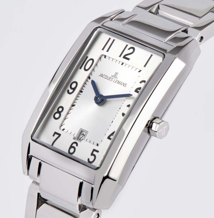 Женские часы Jacques Lemans Classic 1-2189G, механизм кварцевый, циферблат белый, браслет нержавеющая сталь — Изображение 2