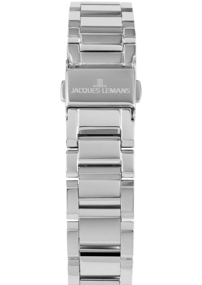 Женские часы Jacques Lemans Classic 1-2189G, механизм кварцевый, циферблат белый, браслет нержавеющая сталь — Изображение 5