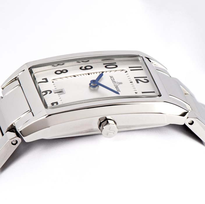 Женские часы Jacques Lemans Classic 1-2189G, механизм кварцевый, циферблат белый, браслет нержавеющая сталь — Изображение 6