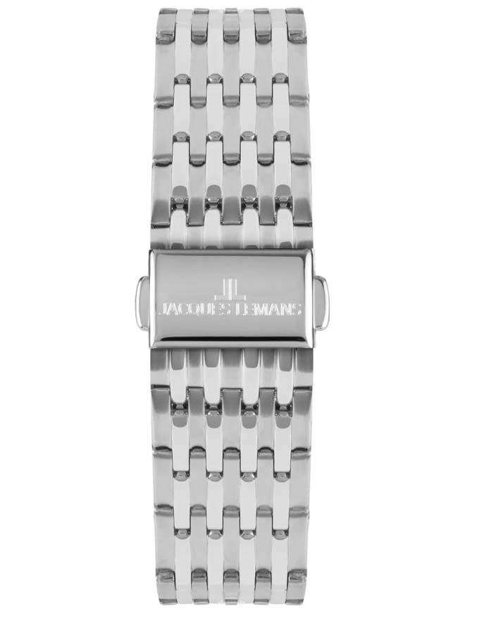 Мужские часы Jacques Lemans London 1-2193F, механизм кварцевый, циферблат черный, браслет  — Изображение 2