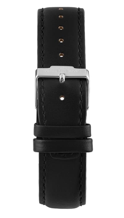 Мужские часы Jacques Lemans Classic 1-2197A, механизм кварцевый, циферблат черный, браслет кожа — Изображение 4