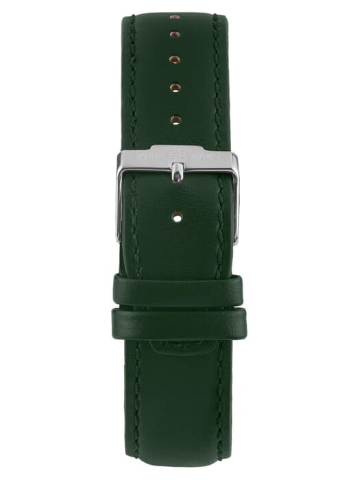 Мужские часы Jacques Lemans Classic 1-2197C, механизм кварцевый, циферблат зеленый, браслет кожа — Изображение 6