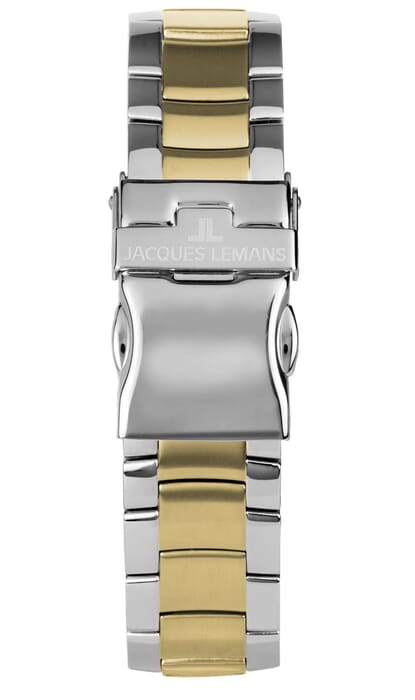 Мужские часы Jacques Lemans Classic 1-2197I, механизм кварцевый, циферблат зеленый, браслет нержавеющая сталь + pvd — Изображение 6