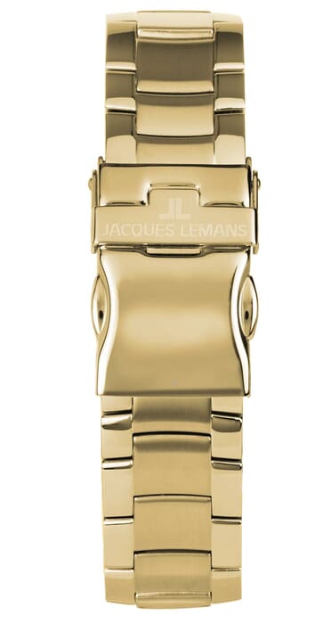 Мужские часы Jacques Lemans Classic 1-2197J, механизм кварцевый, циферблат черный, браслет нержавеющая сталь + pvd — Изображение 5