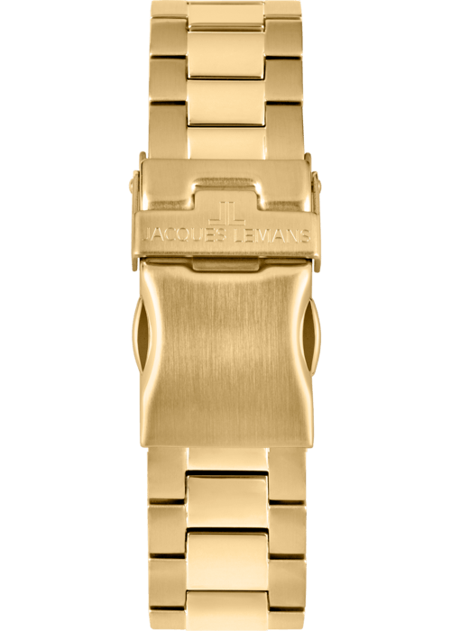Мужские часы Jacques Lemans Classic 50-3M, механизм кварцевый, циферблат черный, браслет нержавеющая сталь — Изображение 6