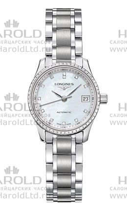 Женские механический с автоподзаводом часы Longines The Longines Master Collection L2.128.0.87.6 белый нержавеющая сталь — Изображение 1
