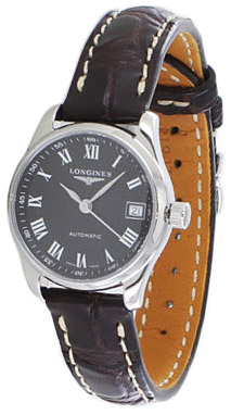 Женские часы Longines The Longines Master Collection L2.128.4.51.3, механизм механический с автоподзаводом, циферблат коричневый, браслет кожа — Изображение 2