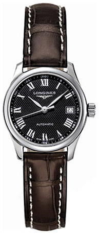 Женские часы Longines The Longines Master Collection L2.128.4.51.3, механизм механический с автоподзаводом, циферблат коричневый, браслет кожа — Изображение 1