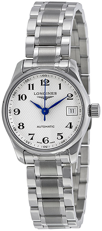 Женские часы Longines The Longines Master Collection L2.128.4.78.6, механизм механический с автоподзаводом, циферблат серебристый, браслет нержавеющая сталь — Изображение 2