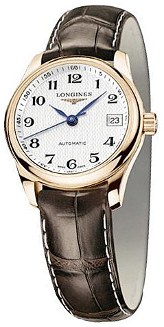 Женские часы Longines The Longines Master Collection L2.128.8.78.3, механизм механический с автоподзаводом, циферблат серебристый, браслет кожа — Изображение 2