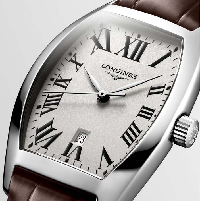 Женские часы Longines Longines Evidenza L2.155.4.71.5, механизм кварцевый, циферблат серебристый, браслет кожа — Изображение 2