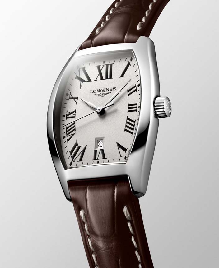 Женские часы Longines Longines Evidenza L2.155.4.71.5, механизм кварцевый, циферблат серебристый, браслет кожа — Изображение 4