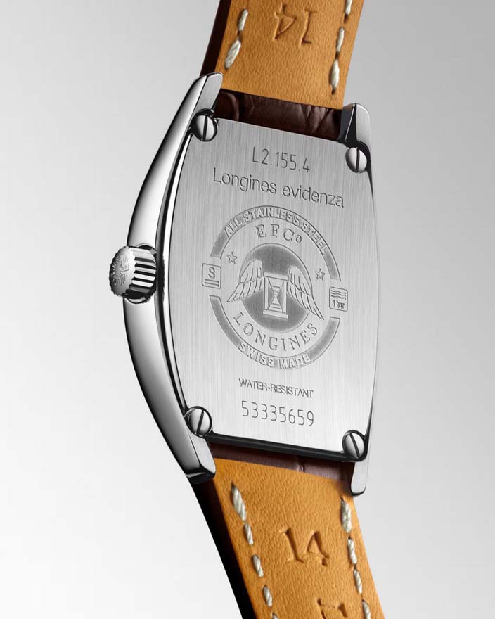 Женские часы Longines Longines Evidenza L2.155.4.71.5, механизм кварцевый, циферблат серебристый, браслет кожа — Изображение 5