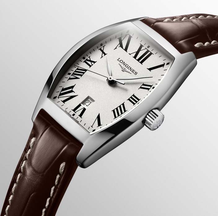 Женские часы Longines Longines Evidenza L2.155.4.71.5, механизм кварцевый, циферблат серебристый, браслет кожа — Изображение 6