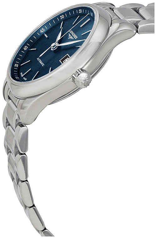 Женские часы Longines The Longines Master Collection L2.257.4.92.6, механизм механический с автоподзаводом, циферблат синий, браслет нержавеющая сталь — Изображение 2
