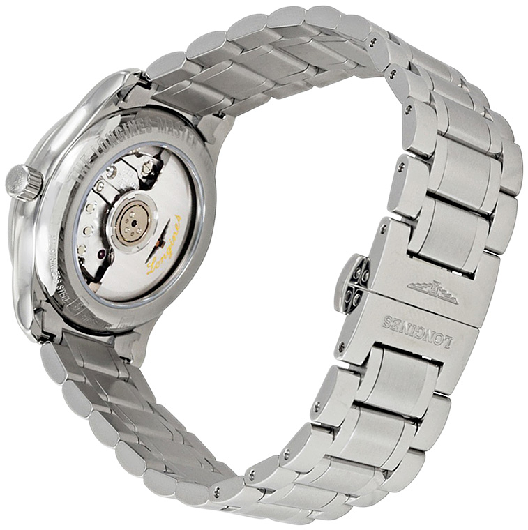 Женские часы Longines The Longines Master Collection L2.257.4.92.6, механизм механический с автоподзаводом, циферблат синий, браслет нержавеющая сталь — Изображение 3